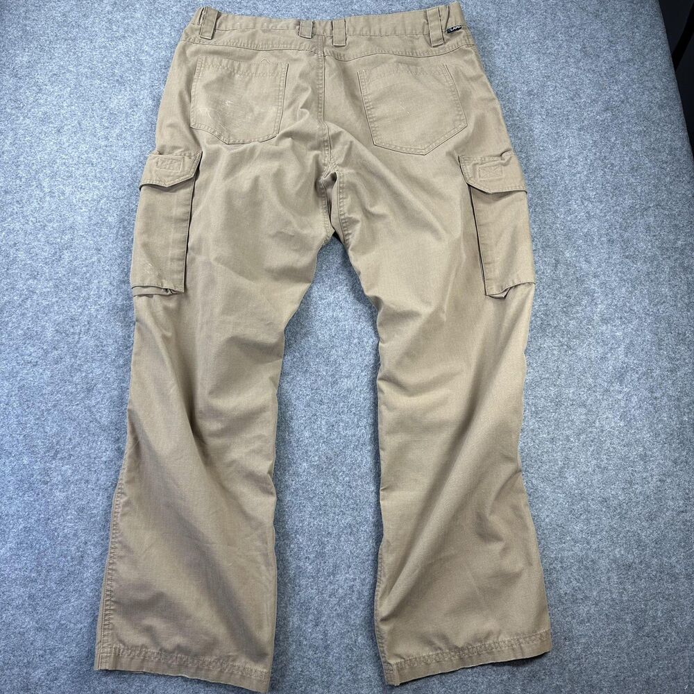 LAPG Pants Mens 38x30 Beige Urban Ops Tactical Cargo Canvas Workwear Utility - Picture 11 of 11